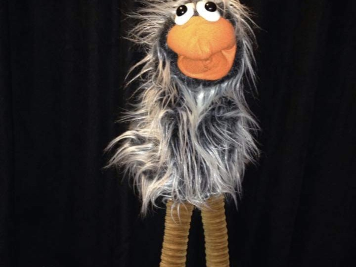 Pollita bird puppet Flabbergast Wizard